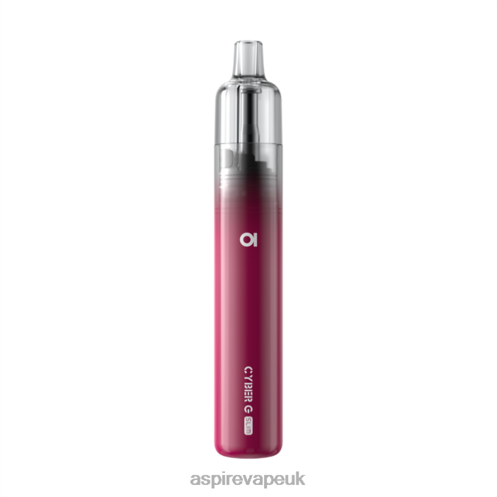 Aspire Ecig UK Reviews 24V6F28 - Aspire Cyber G Slim Violet Red