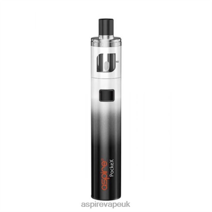 Aspire UK Vape 24V6F117 - Aspire Pockex Anniversary Edition Kit Black and White Gradient
