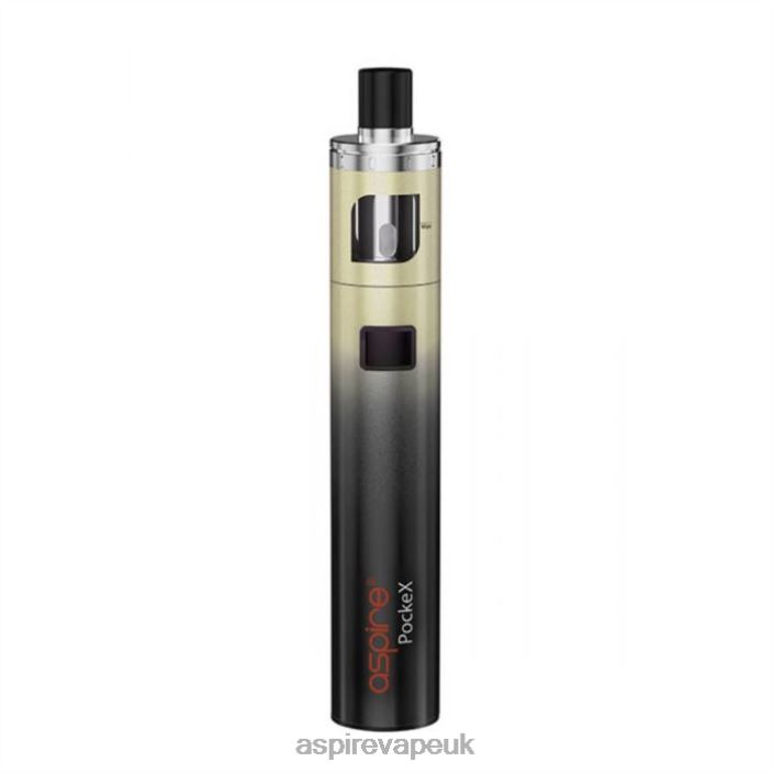 Aspire UK Vape 24V6F117 - Aspire Pockex Anniversary Edition Kit Black and White Gradient
