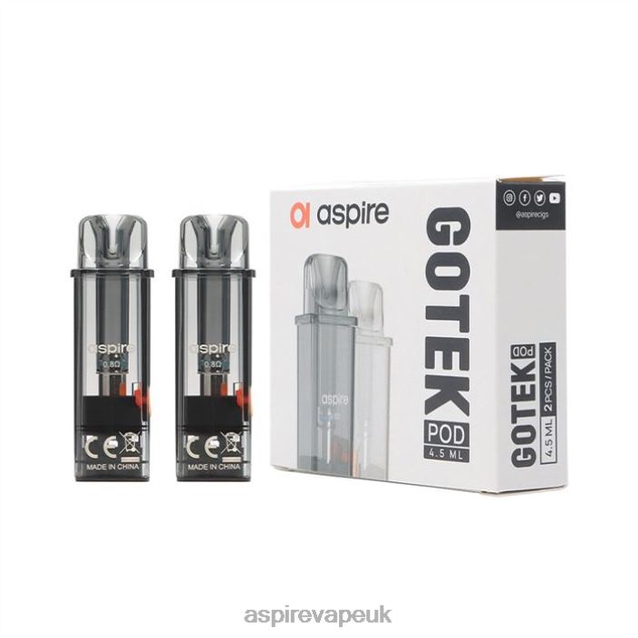 Aspire Vape Pen 24V6F232 - Aspire Gotek Pod (Re-Filled Edition 4.5 Ml) Compitable With Gotek X And Gotek S