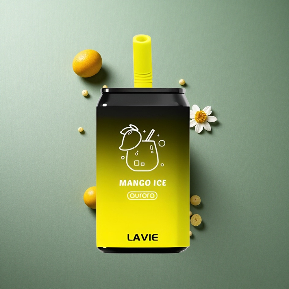 Mango Ice LAVIE Aurora 11000 Puffs UK vape wholesale 22ML Rechargeable