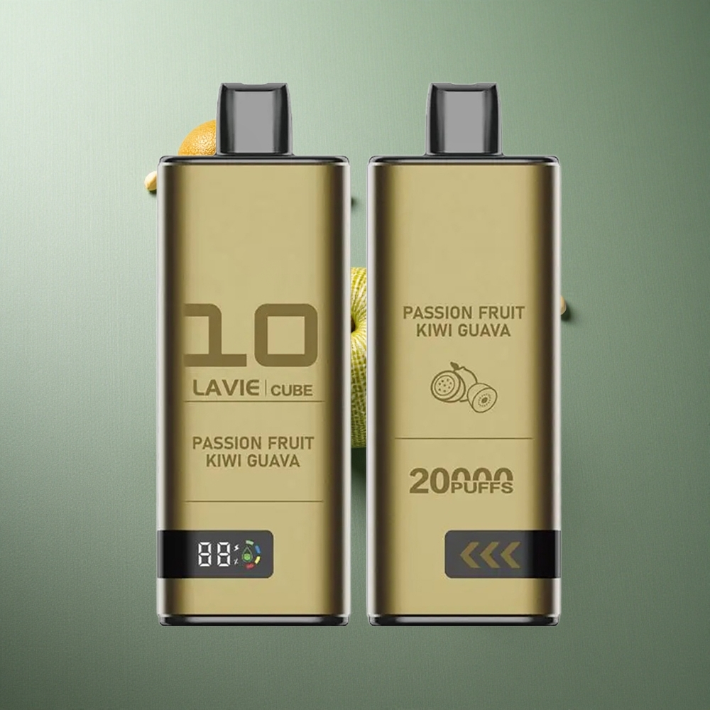 Passion Fruit Kiwi Guava Lavie Cube 20000 Puffs UK Vape Wholesale Disposable Vape