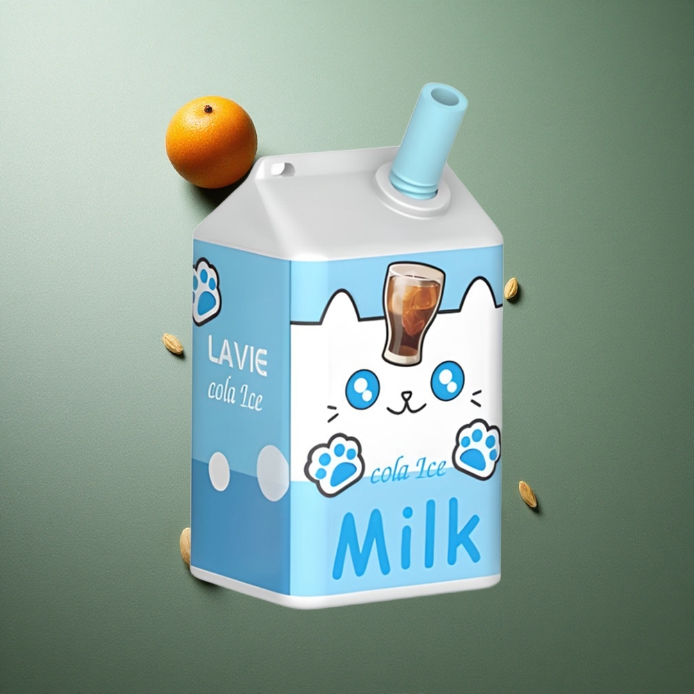 Cola Ice LAVIE Milk 7000 Puffs UK Vape Wholesale 16ML Rechargeable