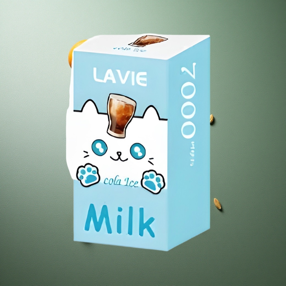 Cola Ice LAVIE Milk 7000 Puffs UK Vape Wholesale 16ML Rechargeable