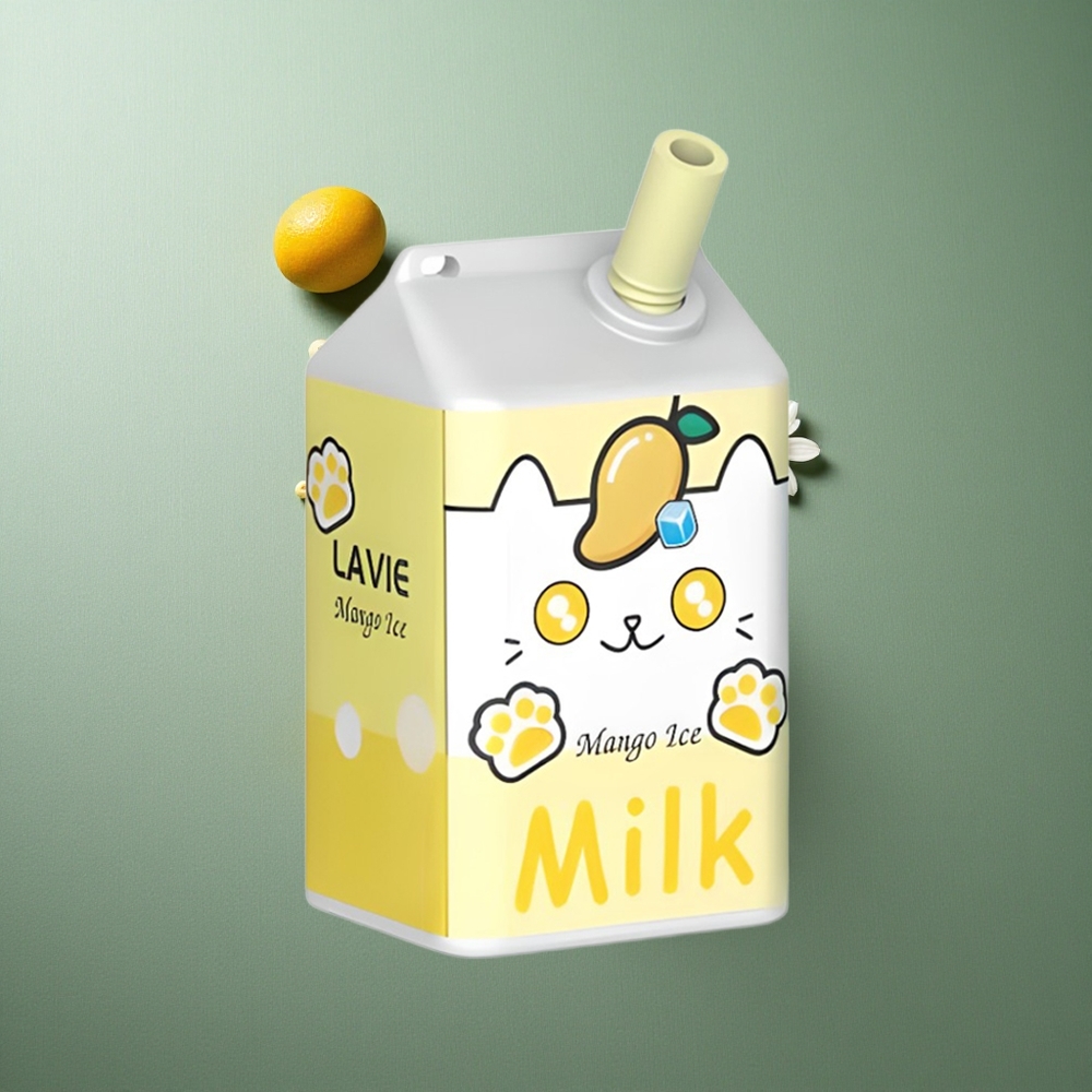 Mango Ice LAVIE Milk 7000 Puffs UK Vape Wholesale Rechargeable Type C