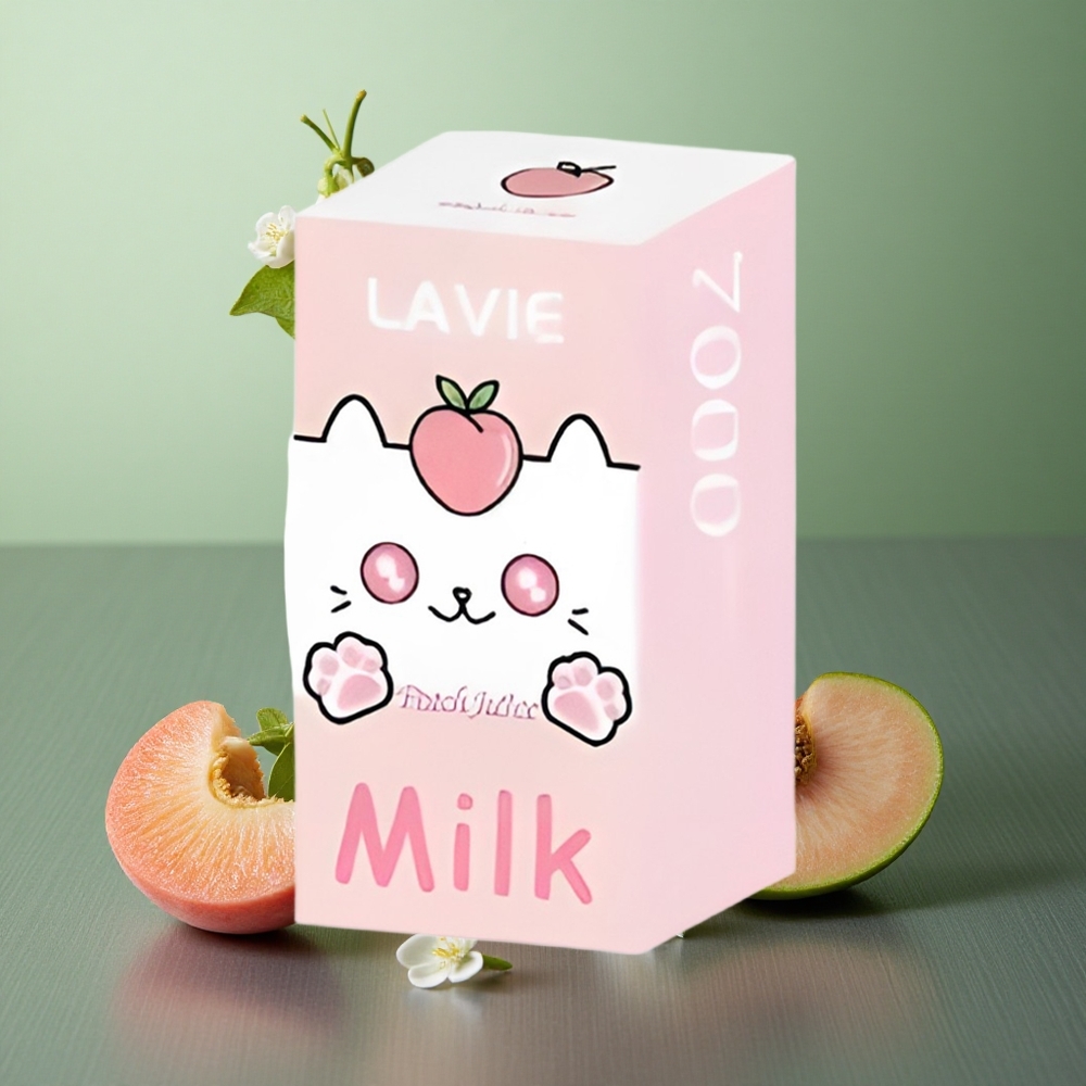 Peach Juice Lavie Milk 7000 Puffs UK Vape Wholesale Rechargeable 16ML