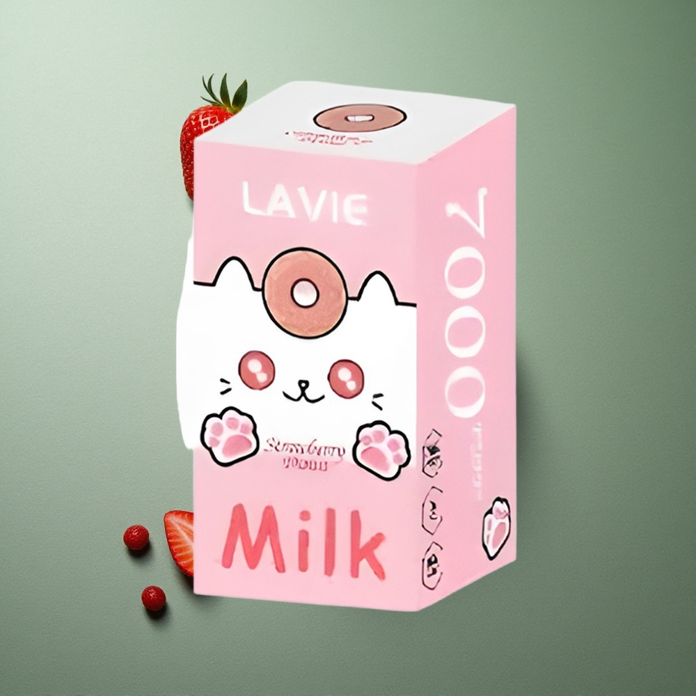 Strawberry Donut LAVIE Milk 7000 Puffs UK vape wholesale 16ML Type C Rechargeable