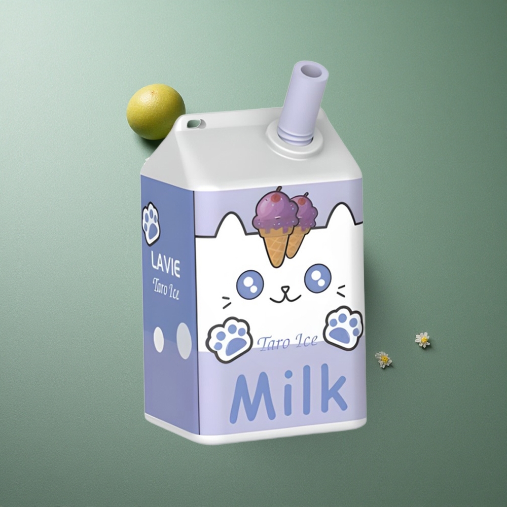 Taro Ice LAVIE Milk 7000 Puffs Disposable Vape UK Vape Wholesale Type C Rechargeable