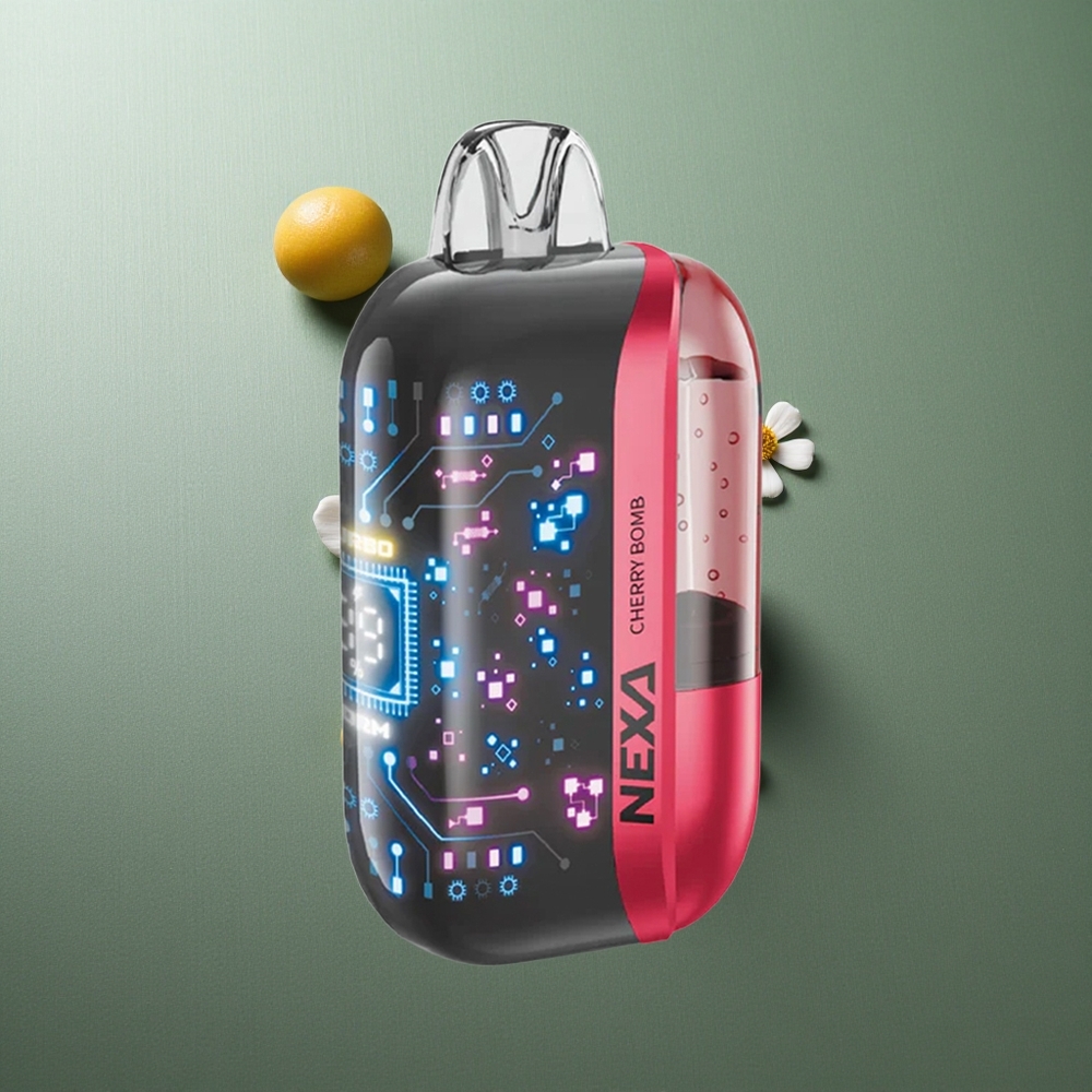 Cherry Bomp NEXA Ultra 50K Disposable Vape 50000 Puffs UK vape wholesale 20ml Prefilled Type-c Charging