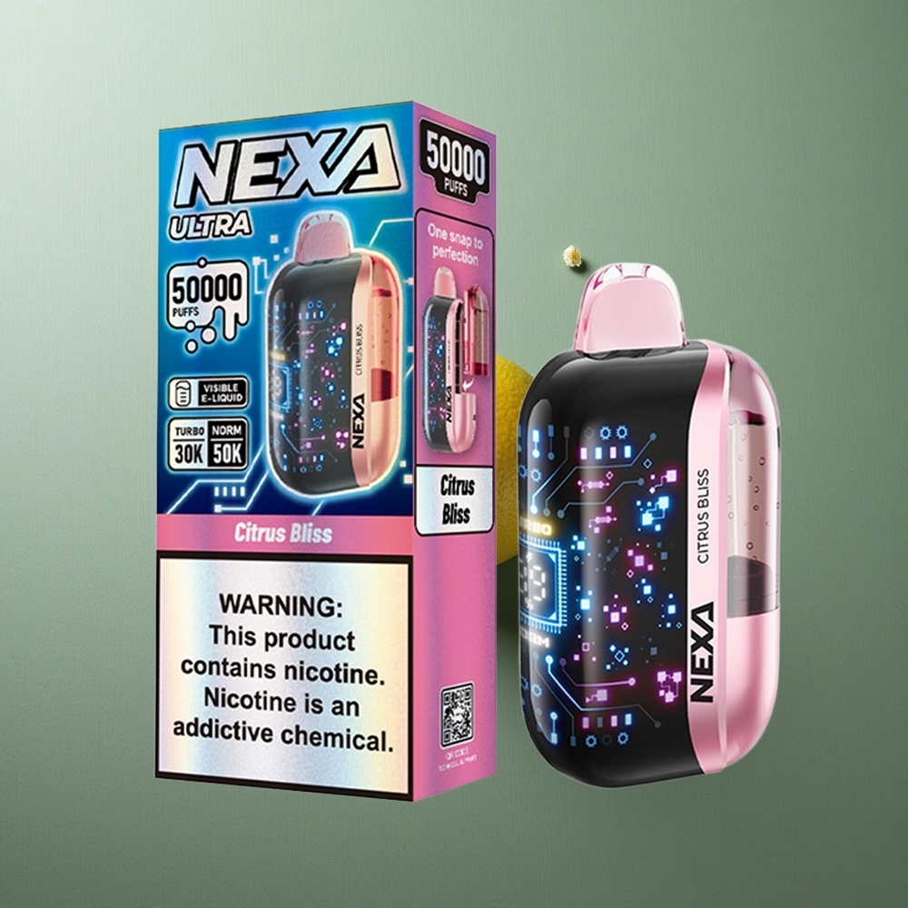 Citrus Bliss NEXA Ultra 50K UK vape wholesale 20ml Prefilled 50000 Puffs