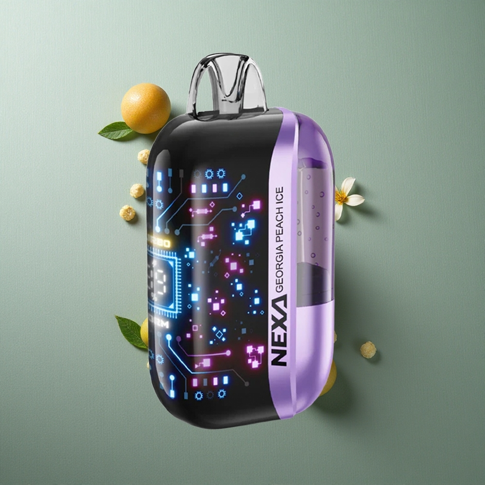 Georgia Peach Ice NEXA Ultra 50K Disposable Vape 50000 Puffs UK Vape Wholesale 20ml Type-C