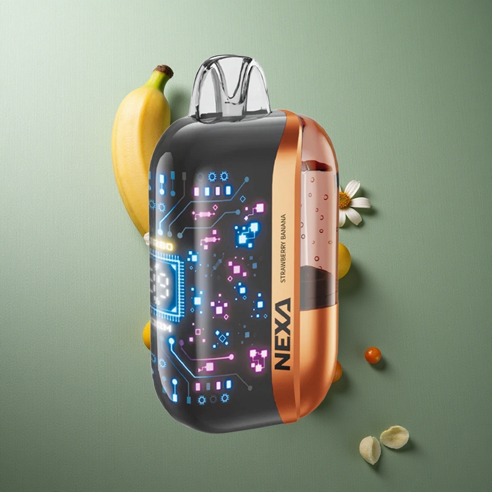 Strawberry Banana NEXA Ultra 50K Disposable Vape 50000 Puffs UK vape wholesale 20ml Prefilled