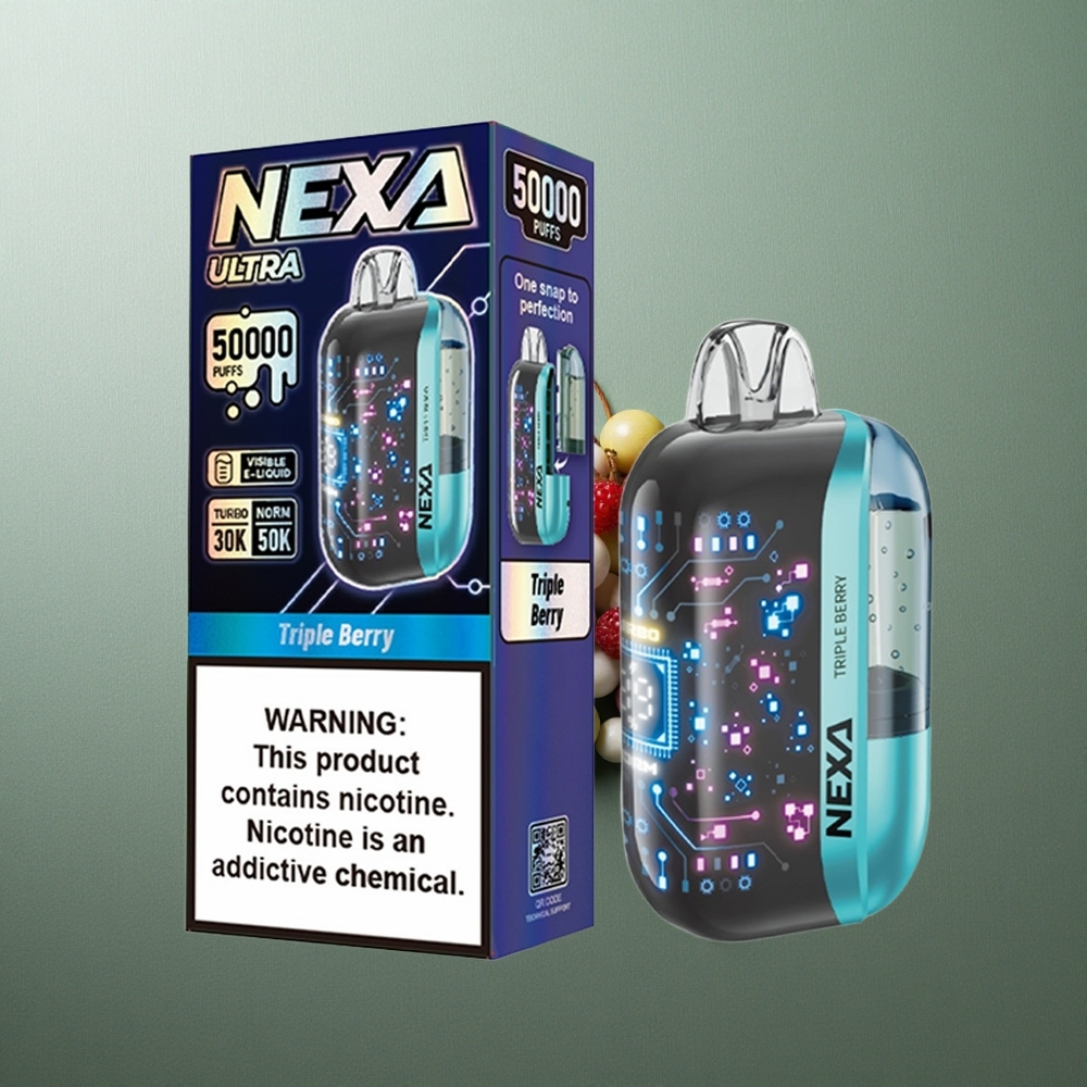 Triple Berry NEXA Ultra 50K Disposable Vape 50000 Puffs UK Vape Wholesale 20ml Prefilled