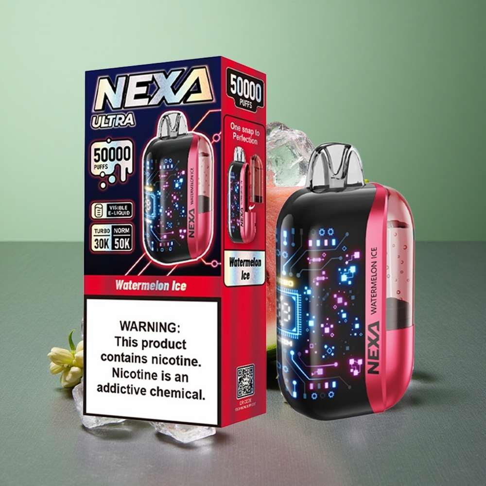 Watermelon Ice NEXA Ultra 50K Disposable Vape UK vape wholesale 20ml 800mAh