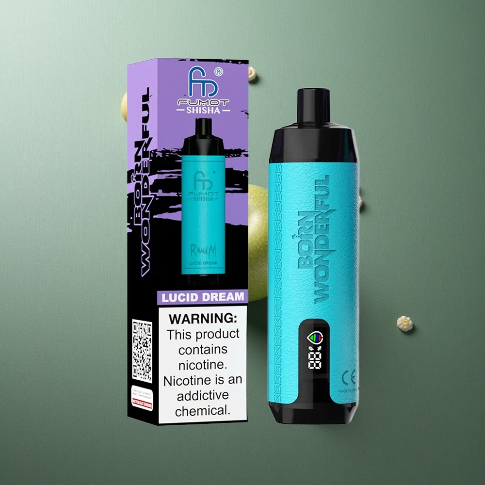 Lucid Dream RandM Fumot Shisha 10000 Puffs UK Vape Wholesale with LED Indicator