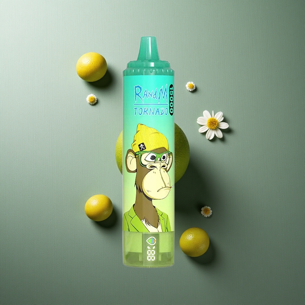 Lemon Lime RandM Fumot Tornado 15000 Puffs UK Vape Wholesale Mesh Coil