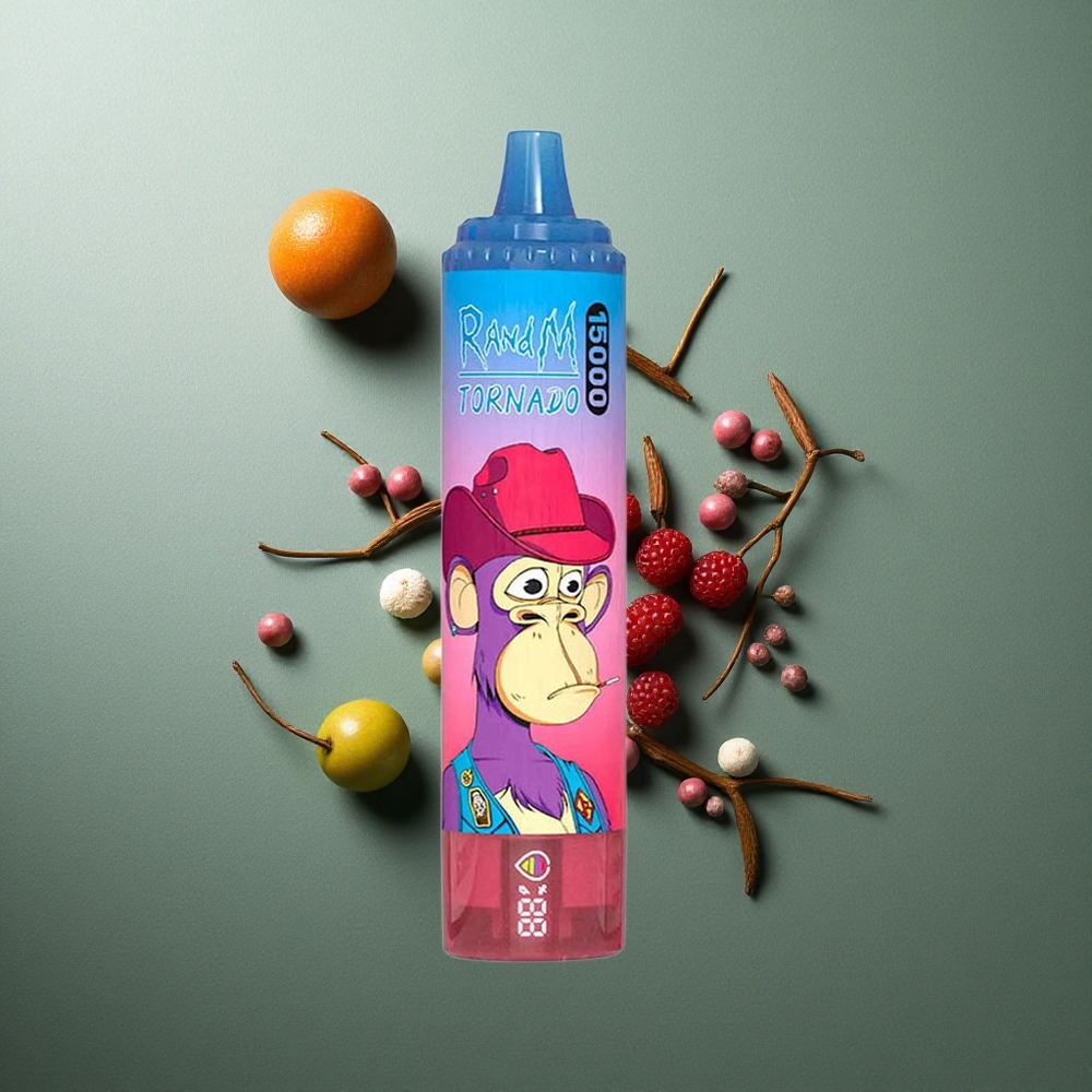 Mixed Berry RandM Fumot Tornado 15000 Puffs UK vape wholesale with LCD Screen