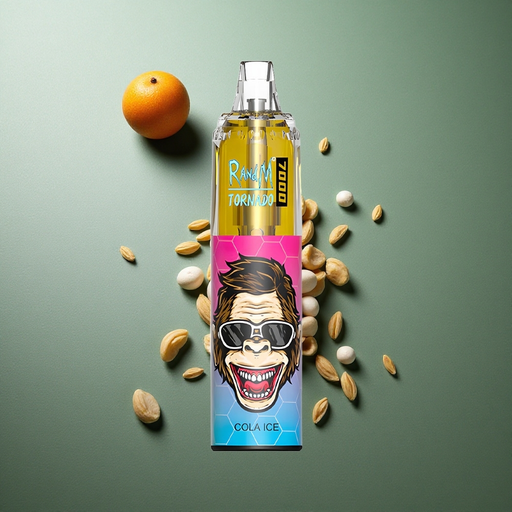 Cola Ice RandM Fumot Tornado 7000 Puffs UK Vape Wholesale with RGB Light
