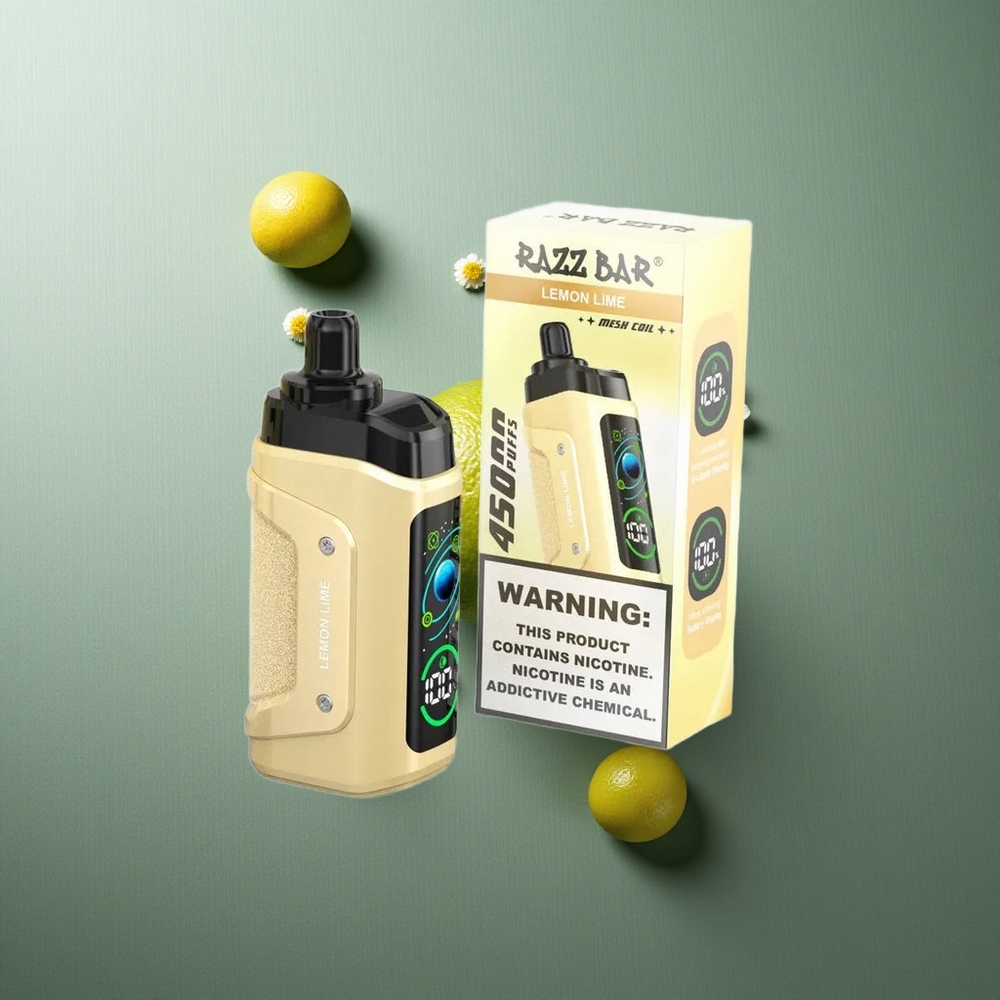 Lemon Lime Razz Bar 45000 Puffs UK Vape Wholesale Adjustable Airflow