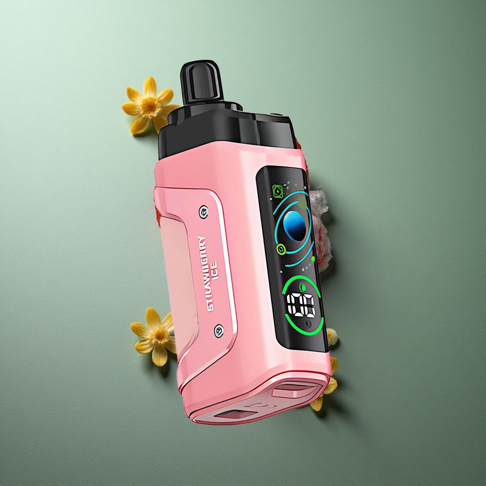 Strawberry Ice Razz Bar 45000 Puffs UK Vape Wholesale Adjustable Airflow