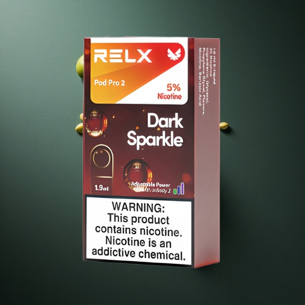 Dark Sparkle RELX Pod Pro 2 600 Puffs UK Vape Wholesale 1.9ml 3 Voltage Modes