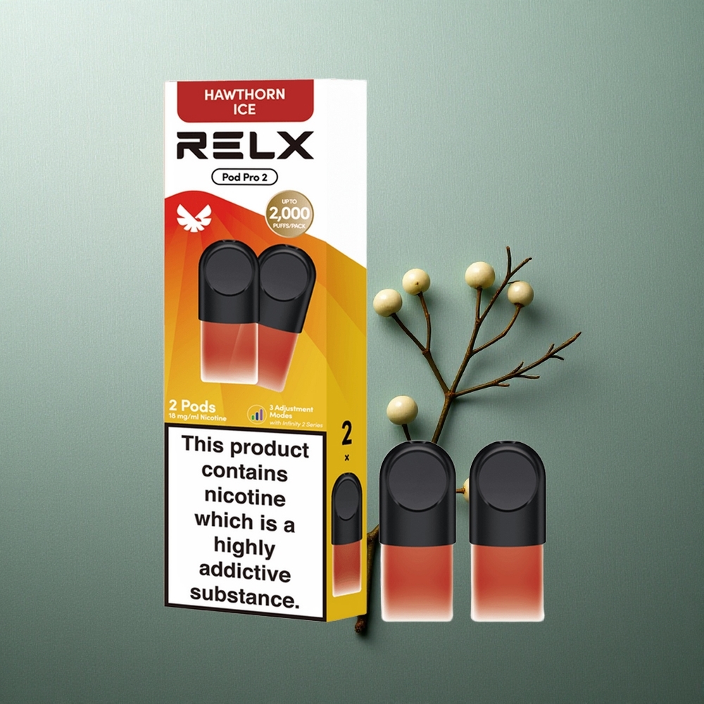 Hawthorn Ice RELX Pod Pro 2 600 Puffs UK Vape Wholesale 1.9ml