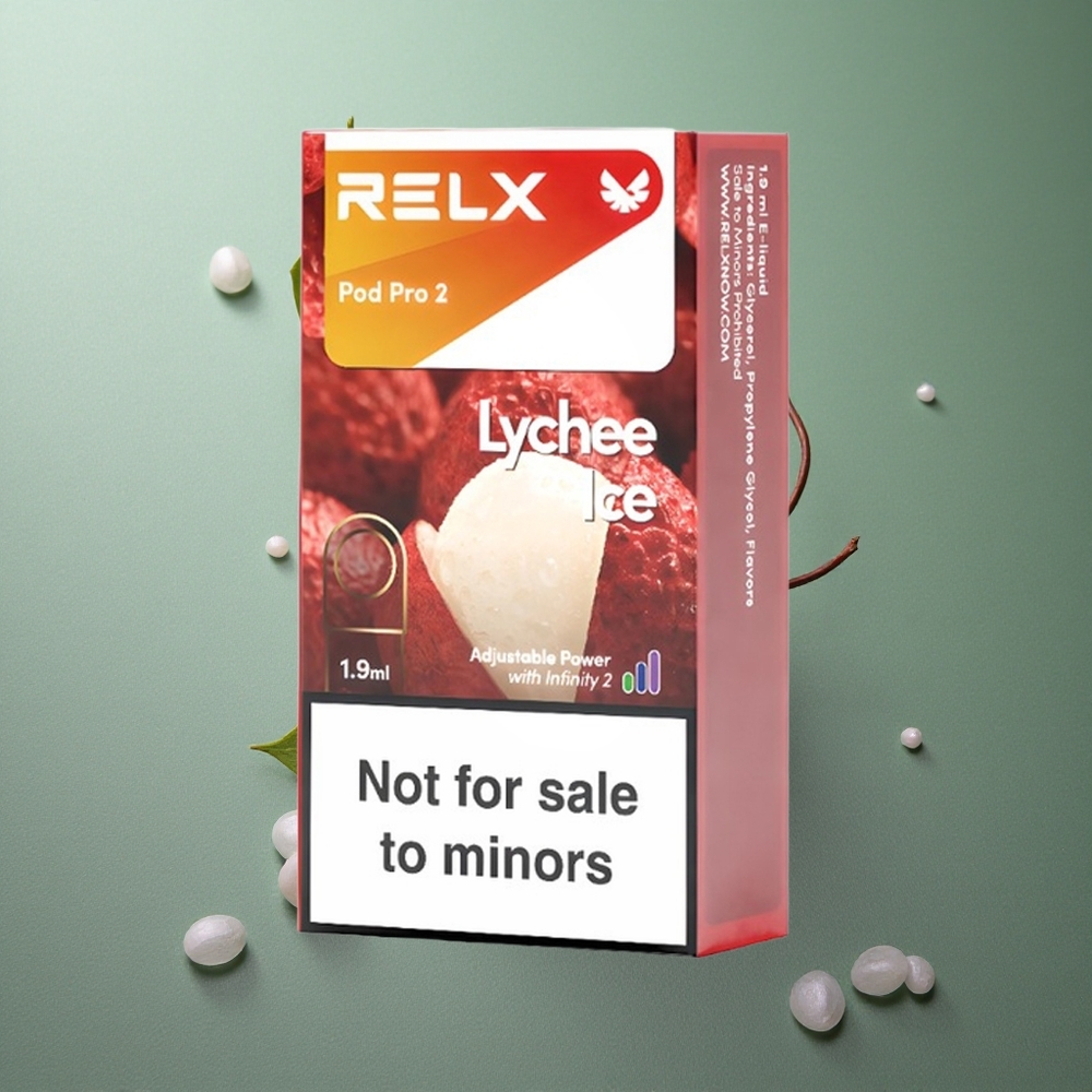 Lychee Ice RELX Pod Pro 2 600 Puffs UK Vape Wholesale 1.9ml